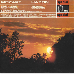 Wolfgang Amadeus Mozart / Joseph Haydn / Leopold Mozart / Wiener Symphoniker / Bernhard Paumgartner / Württembergisches Kammerorchester / Jörg Faerber