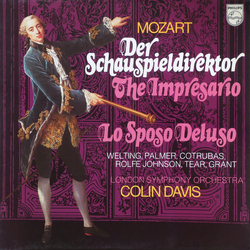 Wolfgang Amadeus Mozart / London Symphony Orchestra / Sir Colin Davis Der Schauspieldirektor = The Impresario / Lo Sposo Deluso Vinyl LP USED