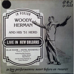 Woody Herman "In Person" Woody Herman And His '51 Herd Live In New Orleans Vinyl LP USED