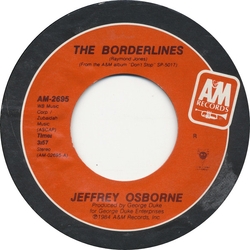 Jeffrey Osborne The Borderlines Vinyl 7" USED