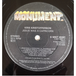 Kris Kristofferson Jesus Was A Capricorn Vinyl LP USED