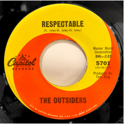 The Outsiders US Respectable / Lost In My World Vinyl 7" USED