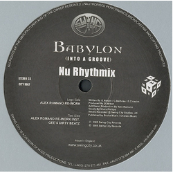 Nu Rhythmix Babylon (Into A Groove) Vinyl 12" USED