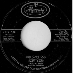 Patti Page Old Cape Cod Vinyl 7" USED