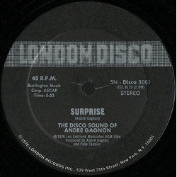 André Gagnon Surprise / Wow Vinyl 12" USED