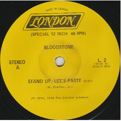 Bloodstone Stand Up, Let's Party Vinyl 12" USED