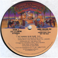 TJM Put Yourself In My Place / I Don't Need No Music Vinyl 12" USED