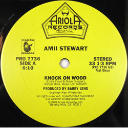Amii Stewart Knock On Wood Vinyl 12" USED