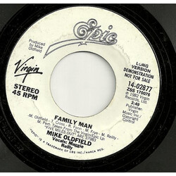 Mike Oldfield Family Man USED VINYL 7INCH 45 RPM SINGLE PROMO STYRENE STEREO