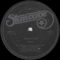 Sula (2) Jungle Rap Vinyl 12" USED