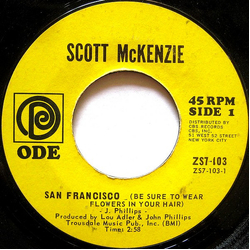 Scott McKenzie San Francisco (Be Sure To Wear Flowers In Your Hair) Vinyl 7" USED