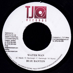 Buju Banton Water Man Vinyl 7" USED