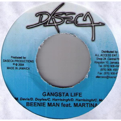 Beenie Man / Martina (22) / Alaine Gangsta Life / Anything (Only For You) Vinyl 7" USED