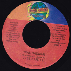 Vybz Kartel Real Bad Man Vinyl 7" USED