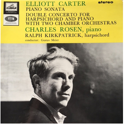 Elliott Carter / Charles Rosen / Ralph Kirkpatrick / Gustav Meier Piano Sonata / Double Concerto For Harpsichord And Piano With Two Chamber Orchestras