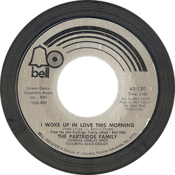 The Partridge Family I Woke Up In Love This Morning / Twenty Four Hours A Day Vinyl 7" USED