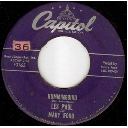 Les Paul & Mary Ford Hummingbird / Goodbye, My Love Vinyl 7" USED