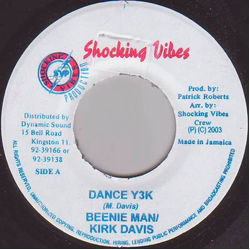 Beenie Man / Kirk Davis Dance Y3K Vinyl 7" USED