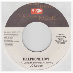 JC Lodge / Shabba Ranks Telephone Love / De Pon Mi Mine Vinyl 7" USED