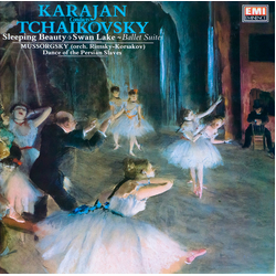 Pyotr Ilyich Tchaikovsky / Modest Mussorgsky / Herbert von Karajan / Philharmonia Orchestra Sleeping Beauty and Swan Lake Ballet Suites Vinyl LP USED