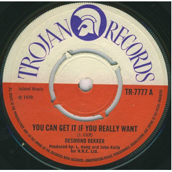 Desmond Dekker You Can Get It If You Really Want Vinyl 7" USED