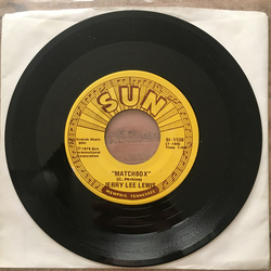 Jerry Lee Lewis Matchbox / Am I To Be The One Vinyl 7" USED