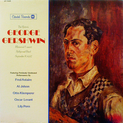 George Gershwin The Historic George Gershwin Memorial Concert Vinyl LP USED