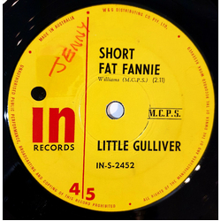 Little Gulliver Short Fat Fannie Vinyl 7" USED