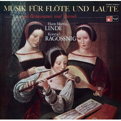 Hans-Martin Linde / Konrad Ragossnig Musik Für Flöte Und Laute Aus Renaissance Und Barock Vinyl LP USED