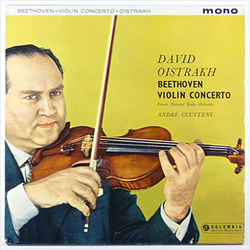Ludwig van Beethoven / David Oistrach / Orchestre National De France / André Cluytens Violin Concerto In D Major, Op.61 Vinyl LP USED