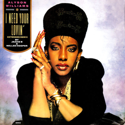 Alyson Williams I Need Your Lovin' (Extended Remix) Vinyl 12" USED