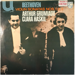Arthur Grumiaux / Clara Haskil / Ludwig van Beethoven Violin Sonatas Nos. 1, 2, 3 Vinyl LP USED