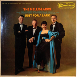 The Mello-Larks Just For A Lark Vinyl LP USED