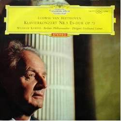 Ludwig van Beethoven / Wilhelm Kempff / Berliner Philharmoniker / Ferdinand Leitner Klavierkonzert Nr. 5 Es-Dur Op. 73 Vinyl LP USED
