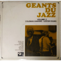 Coleman Hawkins / Lester Young Géants Du Jazz Volume 2 Vinyl LP USED