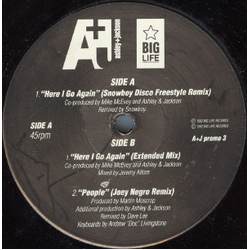 Ashley & Jackson Here I Go Again Vinyl 12" USED