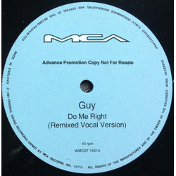 Guy Do Me Right Vinyl 12" USED