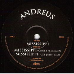 Andreus Mississippi Vinyl 12" USED