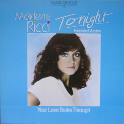 Marlene Ricci Tonight (Extended Version) Vinyl 12" USED