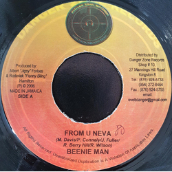 Beenie Man / Mikey Pelpa From U Neva / Get A Grip (Raw) Vinyl 7" USED