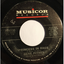 Gene Pitney Princess In Rags / Amore Mio Vinyl 7" USED