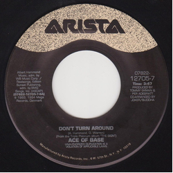 Ace Of Base Don't Turn Around Vinyl 7" USED