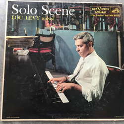 Lou Levy Solo Scene Vinyl LP USED