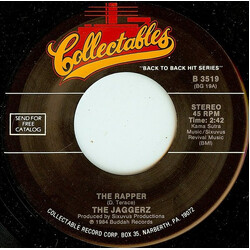 The Jaggerz The Rapper / I Call My Baby Candy Vinyl 7" USED