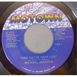 Michael Jackson One Day In Your Life / Take Me Back Vinyl 7" USED