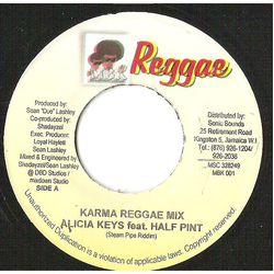 Alicia Keys / Half Pint Lindon Andrew Roberts Karma Reggae Mix Vinyl 7" USED