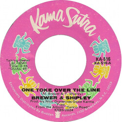 Brewer And Shipley One Toke Over The Line USED VINYL 7INCH 45 RPM SINGLE STYRENE