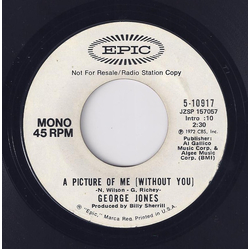 George Jones (2) A Picture Of Me (Without You) Vinyl 7" USED