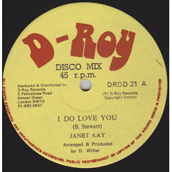 Janet Kay I Do Love You / That's What Friends Are For Vinyl 12" USED