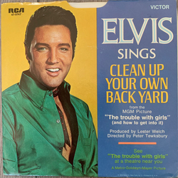 Elvis Presley Clean Up Your Own Back Yard / The Fair Is Moving On Vinyl 7" USED